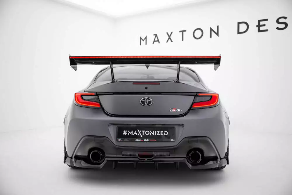Carbon Spoiler With Internal Brackets Uprights + Led Toyota Gr86 / Subaru Brz Mk2 - Image 7