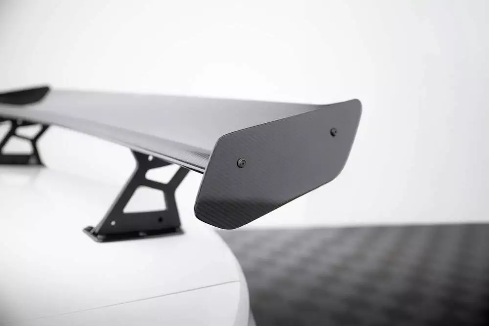 Carbon Spoiler With Internal Brackets Uprights + Led Volkswagen Jetta Gli Mk7 - Image 11