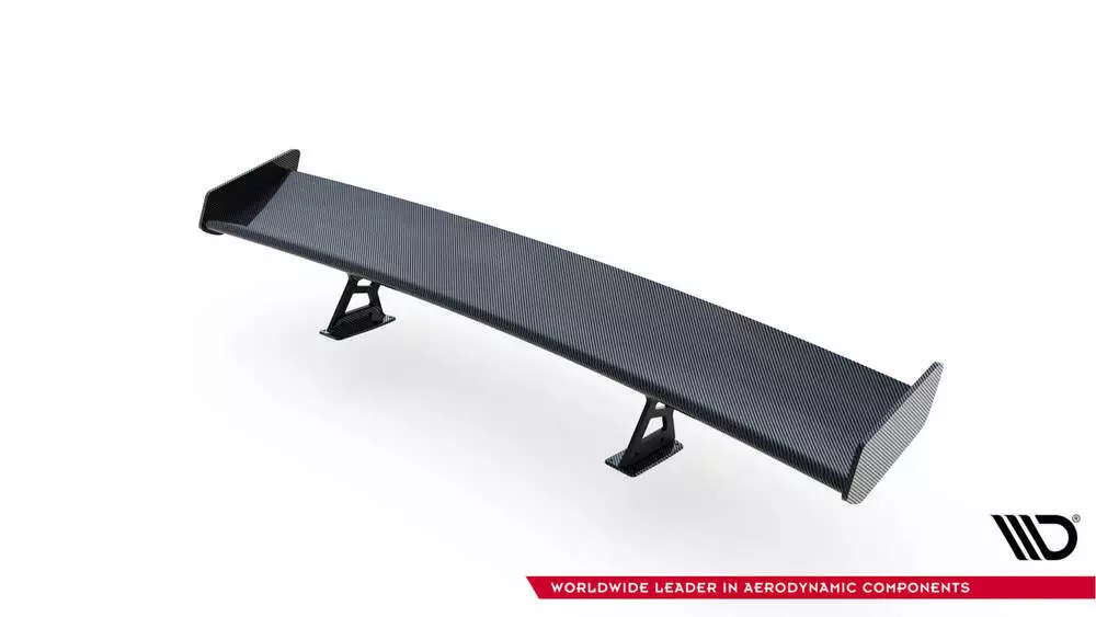 Carbon Spoiler With Internal Brackets Uprights + Led Volkswagen Jetta Gli Mk7 - Image 13