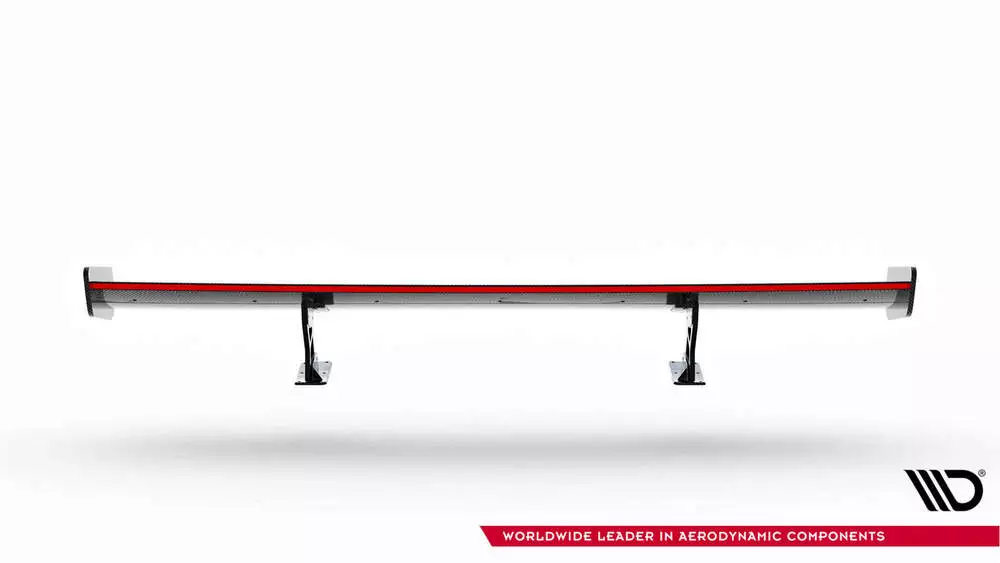 Carbon Spoiler With Internal Brackets Uprights + Led Volkswagen Jetta Gli Mk7 - Image 16