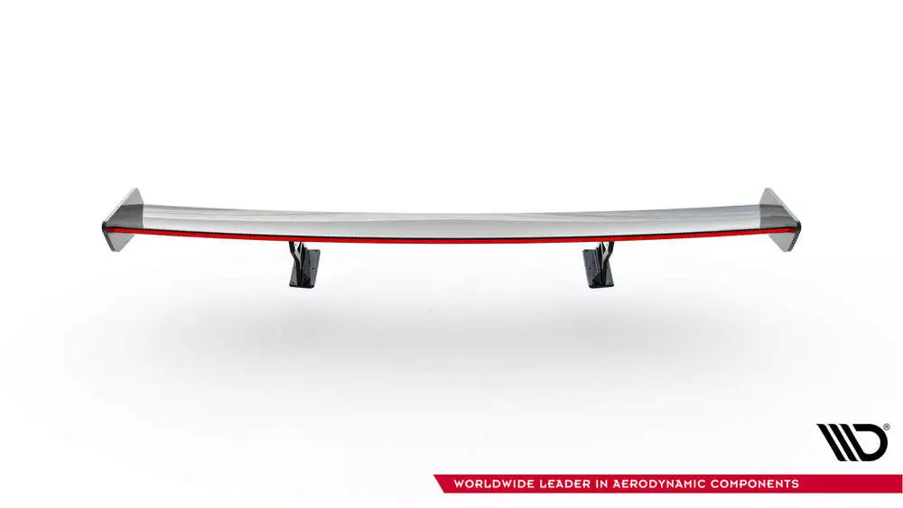 Carbon Spoiler With Internal Brackets Uprights + Led Volkswagen Jetta Gli Mk7 - Image 17