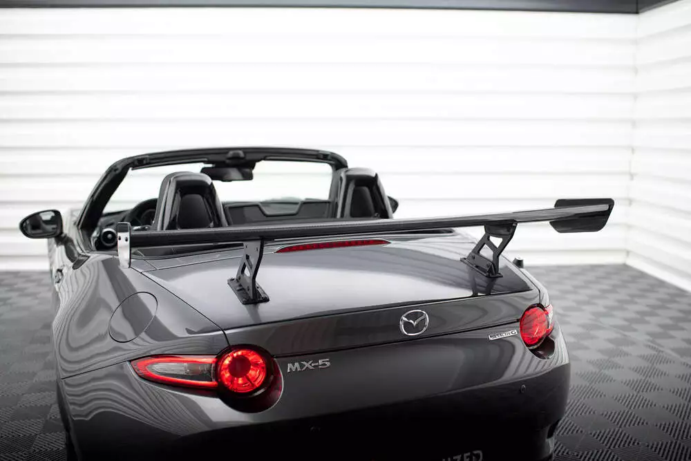 Carbon Spoiler With Internal Brackets Uprights Mazda Mx-5 Nd (Mk4)