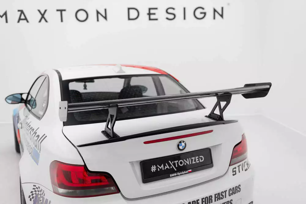 Carbon Spoiler With Internal Brackets Uprights V.1 Bmw 1 M E82