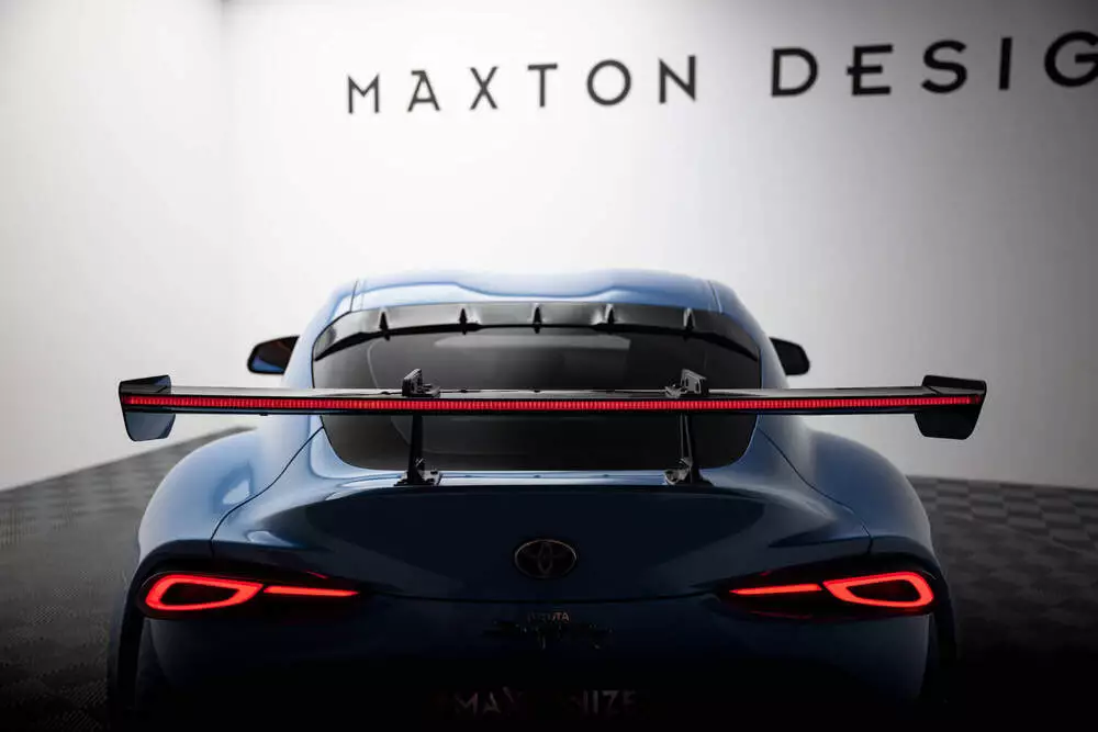 Carbon Spoiler With Upper Swan Mounting + Led Toyota Supra Mk5 - Image 2