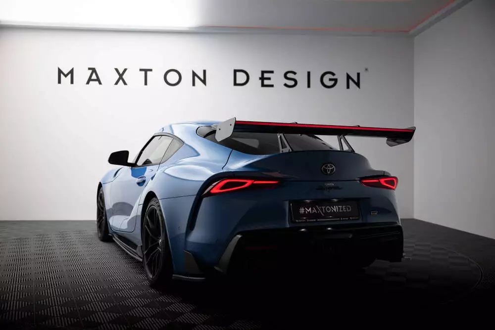 Carbon Spoiler With Upper Swan Mounting + Led Toyota Supra Mk5 - Image 3