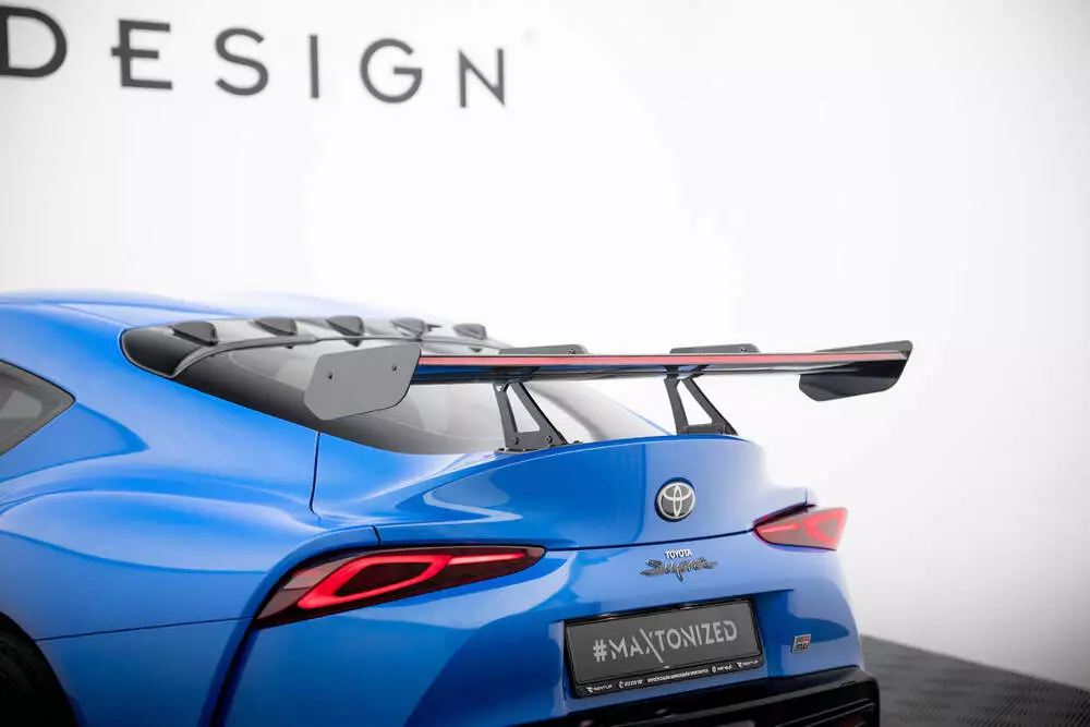Carbon Spoiler With Upper Swan Mounting + Led Toyota Supra Mk5 - Image 6