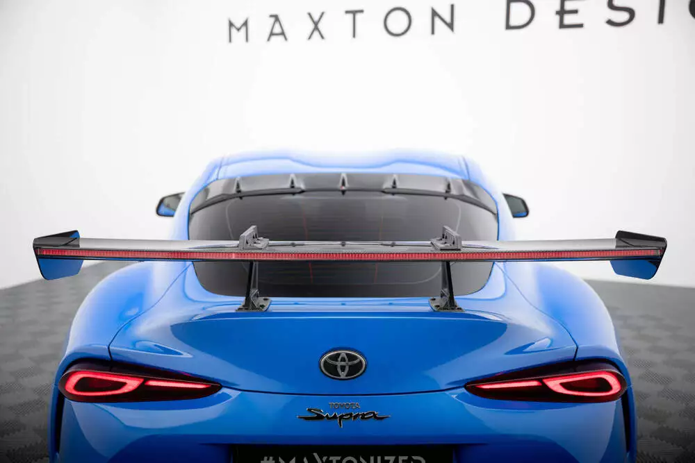 Carbon Spoiler With Upper Swan Mounting + Led Toyota Supra Mk5 - Image 8