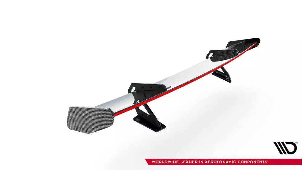 Carbon Spoiler With Upper Swan Mounting V.1 + Led Porsche 718 Cayman 982c - Image 15