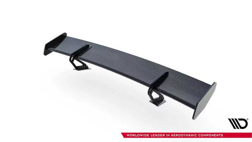 Carbon Spoiler With Upper Swan Mounting V.1 + Led Porsche 718 Cayman 982c - Image 16