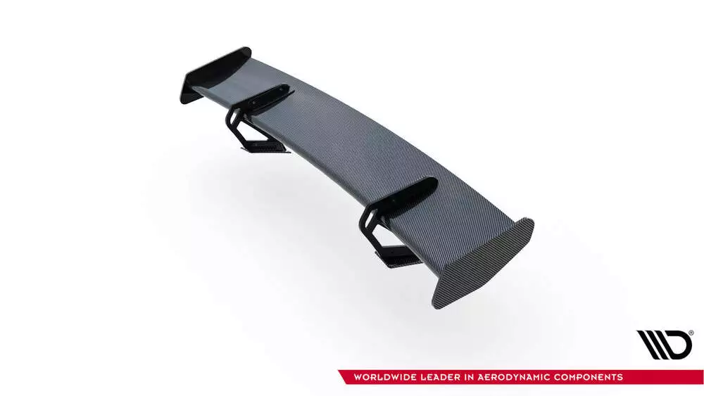 Carbon Spoiler With Upper Swan Mounting V.1 + Led Porsche 718 Cayman 982c - Image 19