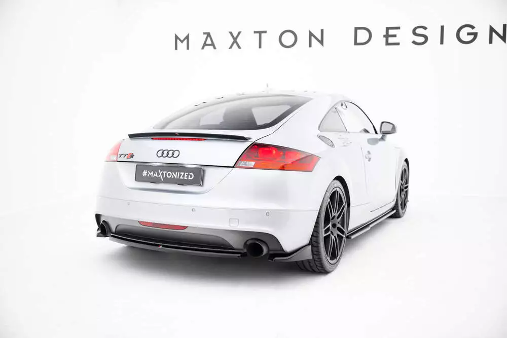 Central Rear Splitter For Audi Tt S-line 8j Facelift