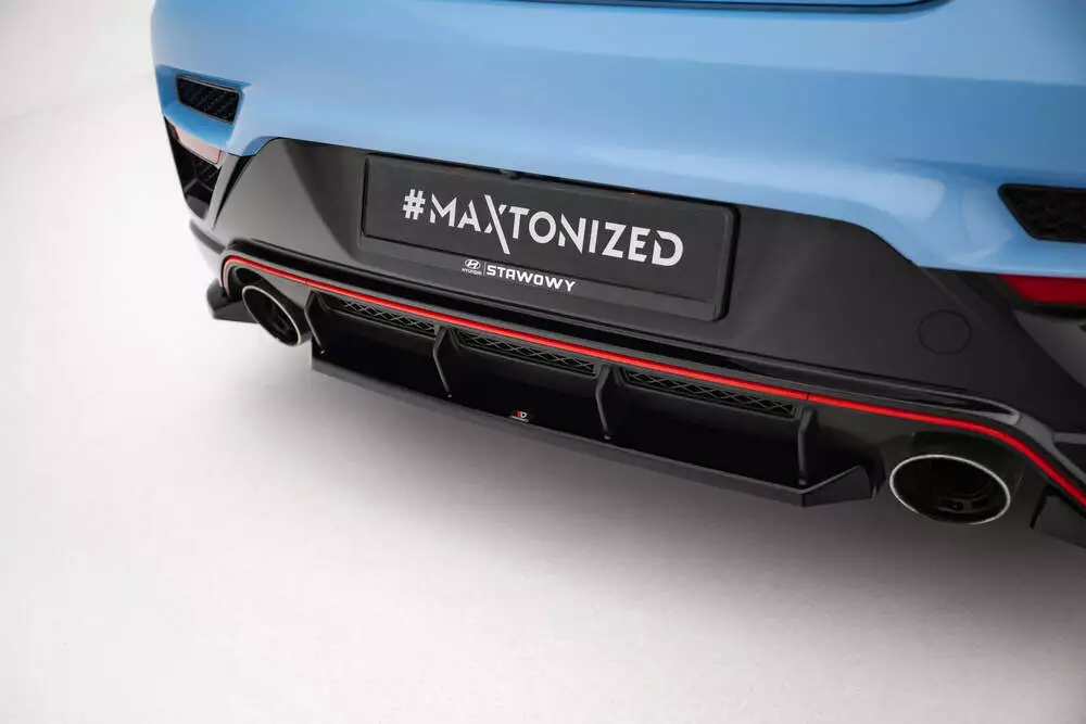 Central Rear Splitter For Hyundai Veloster N Mk2 - Image 2