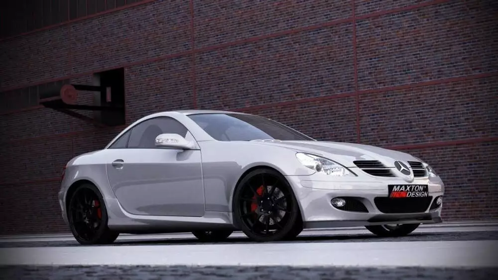 Front Splitter Mercedes Slk R171 Standard Bumper - Image 3