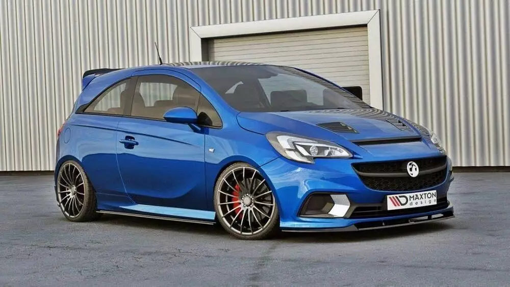 Front Splitter Opel Corsa E Opc/vxr Nurburg