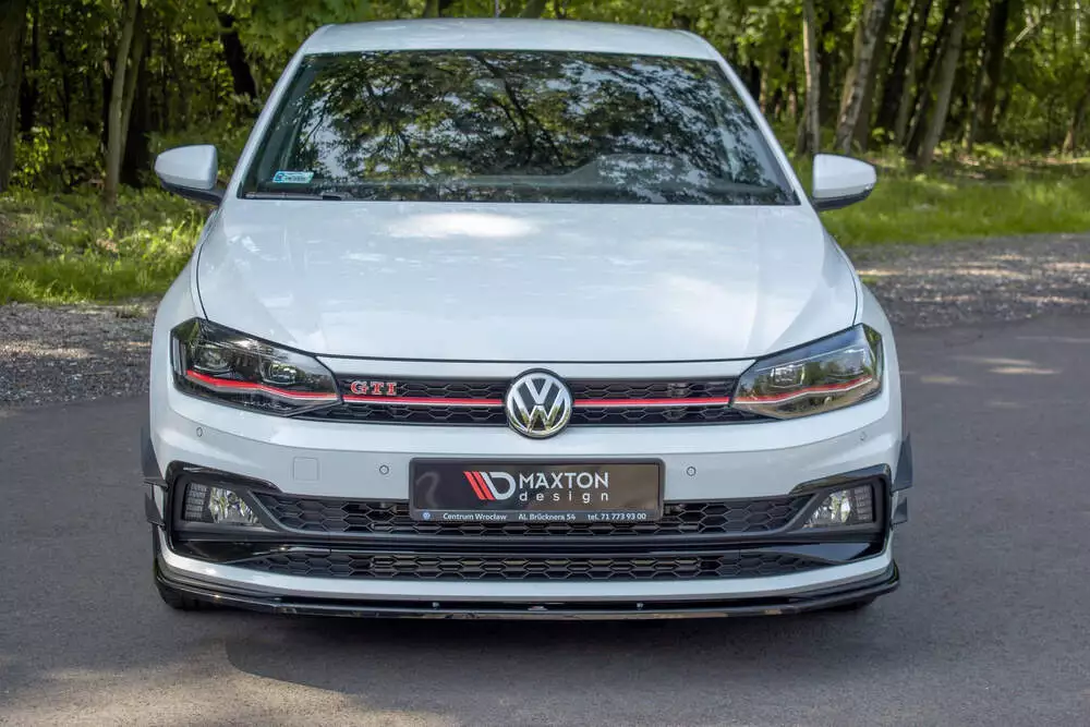 Front Splitter V.1 Volkswagen Polo Gti / R-line Mk6 - Image 2