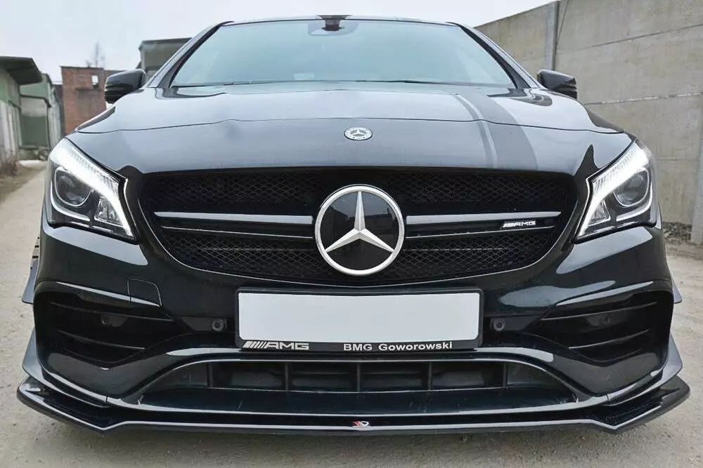 Front Splitter V.2 Mercedes Cla A45 Amg C117 Facelift