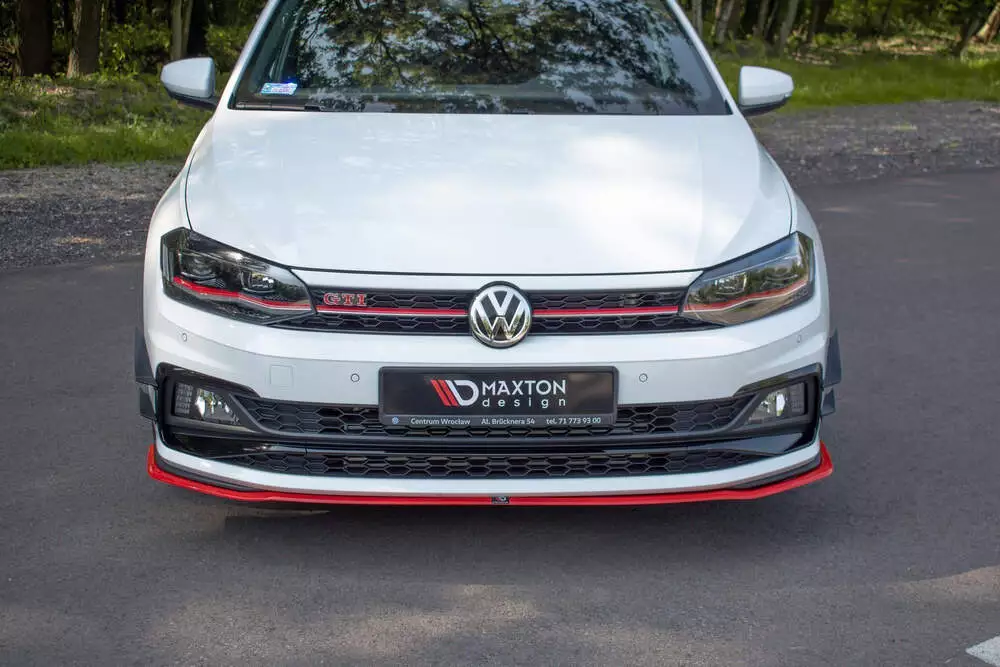 Front Splitter V.2 Volkswagen Polo Gti / R-line Mk6 - Image 2