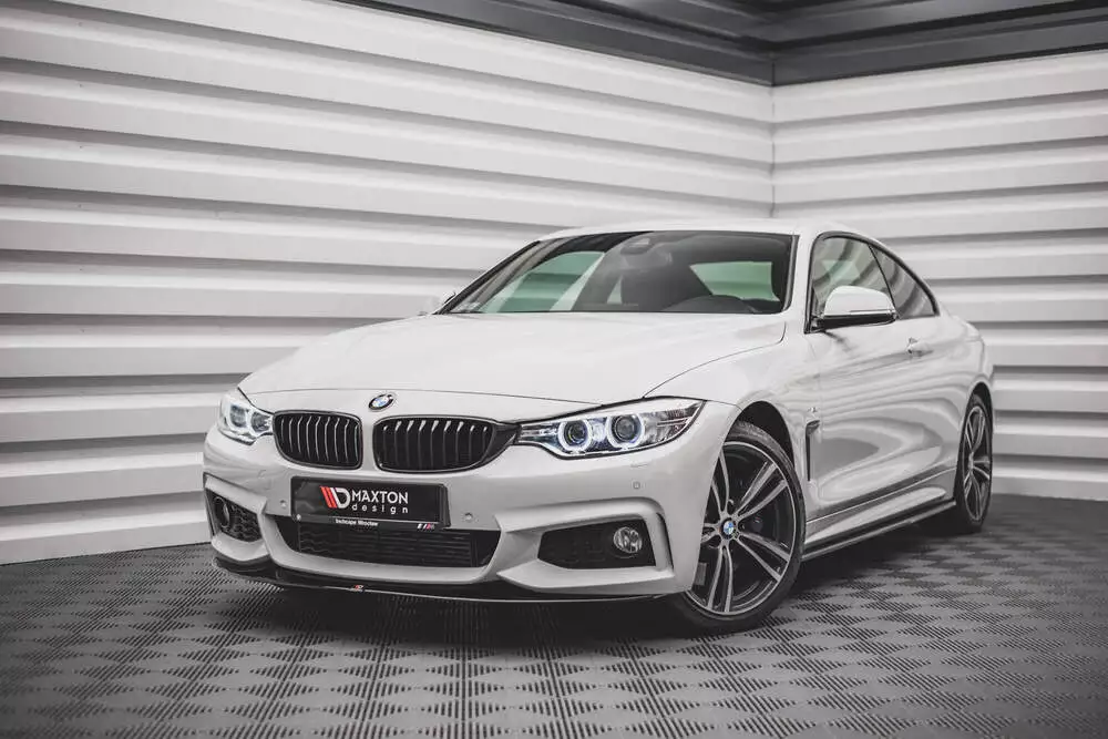 Front Splitter V.2 For V.2 Bmw 4 Coupe / Gran Coupe / Cabrio M-pack F32 / F36 / F33