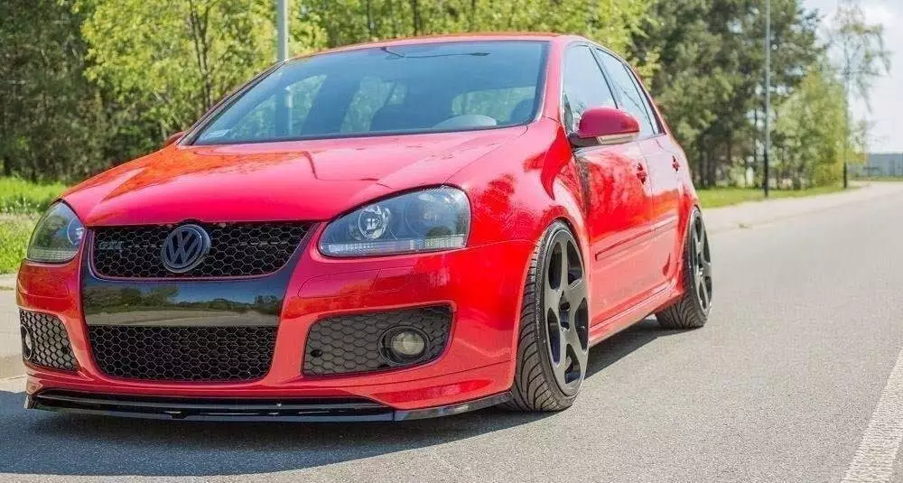 Front Splitter Vw Golf V Gti (For Gti 30th Front Bumper Spoiler)