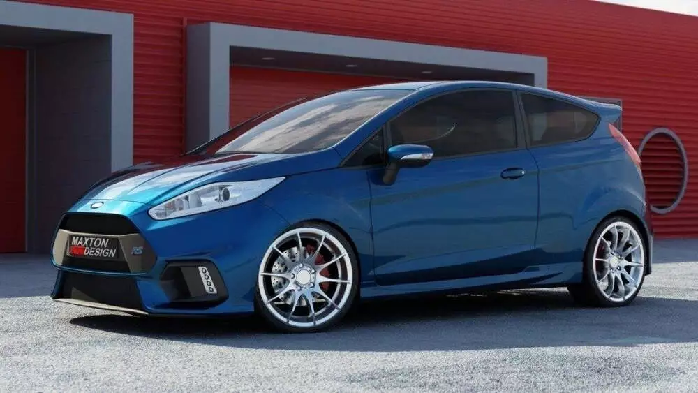 Front Bumper (Focus Rs Look) Ford Fiesta Mk7 Fl - Image 3
