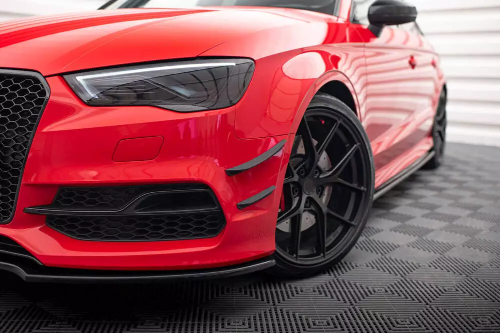 Front Bumper Wings (Canards) Audi S3 / A3 S-line 8v Sedan / Cabrio