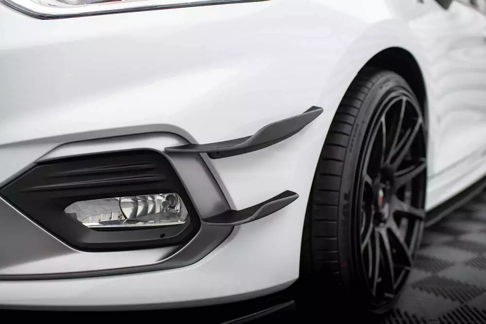 Front Bumper Wings (Canards) V.2 Ford Fiesta Mk8 St / St-line - Image 3