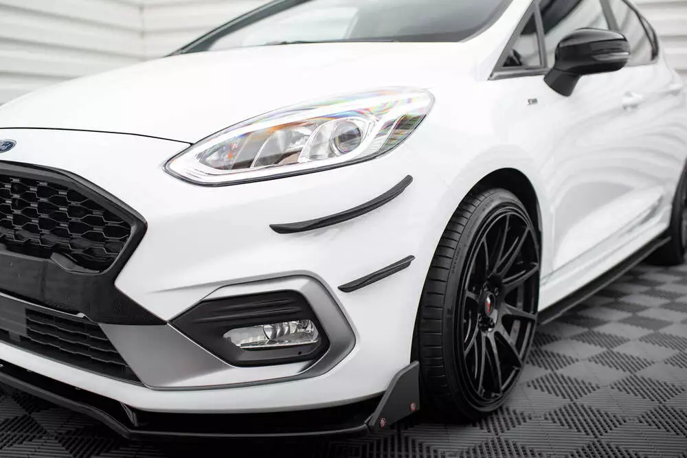 Front Bumper Wings (Canards) V.3 Ford Fiesta Mk8 St / St-line