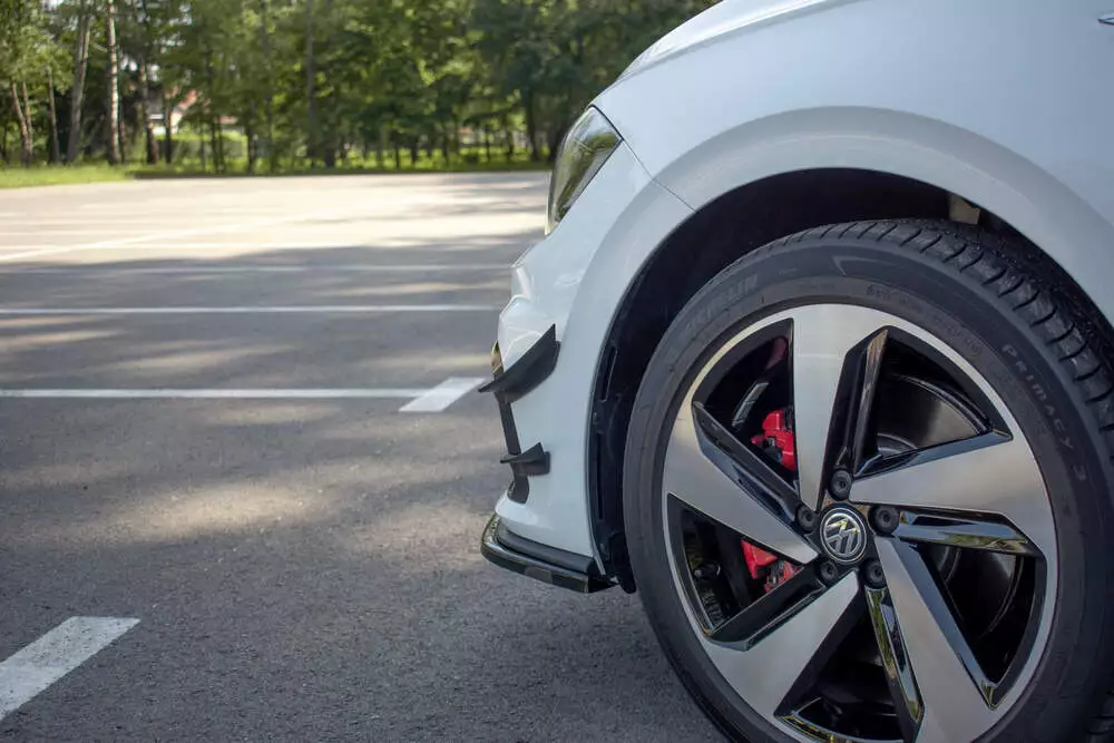 Front Bumper Wings (Canards) Volkswagen Polo Gti Mk6 - Image 3