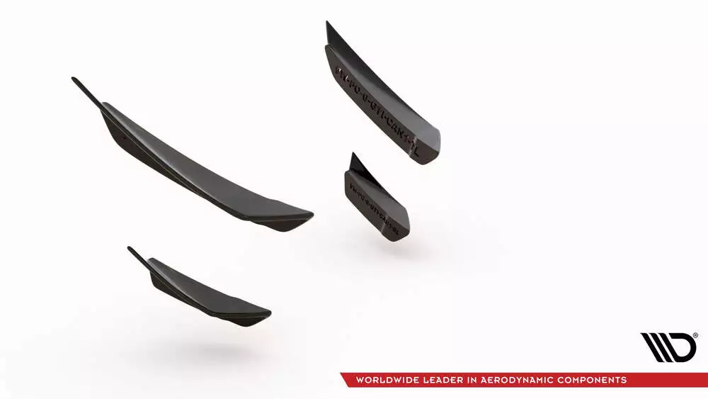 Front Bumper Wings (Canards) Volkswagen Polo Gti Mk6 - Image 5