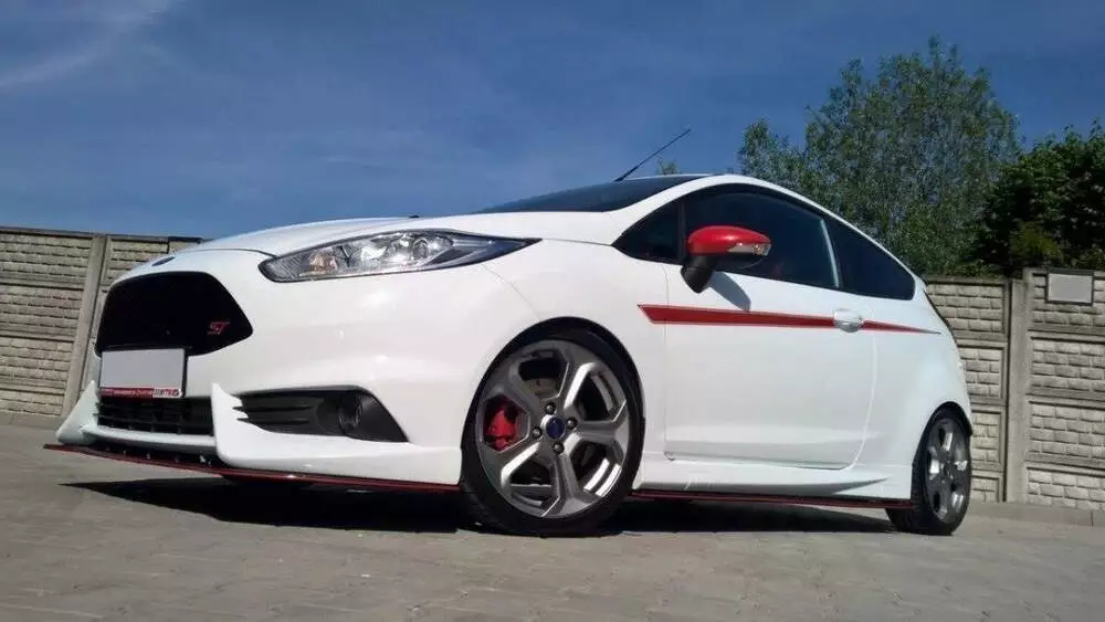 Front Splitter Ford Fiesta St Mk7 Fl (Fit Maxton Design Bumper)