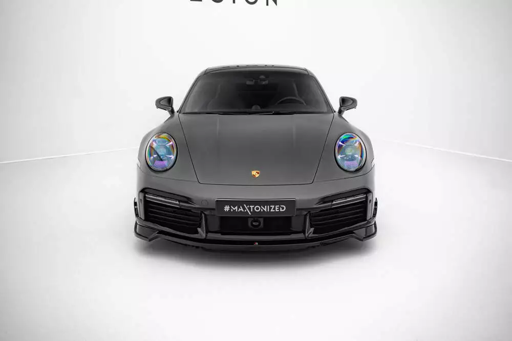 Front Splitter Porsche 911 Turbo S Sport Package 992 - Image 2