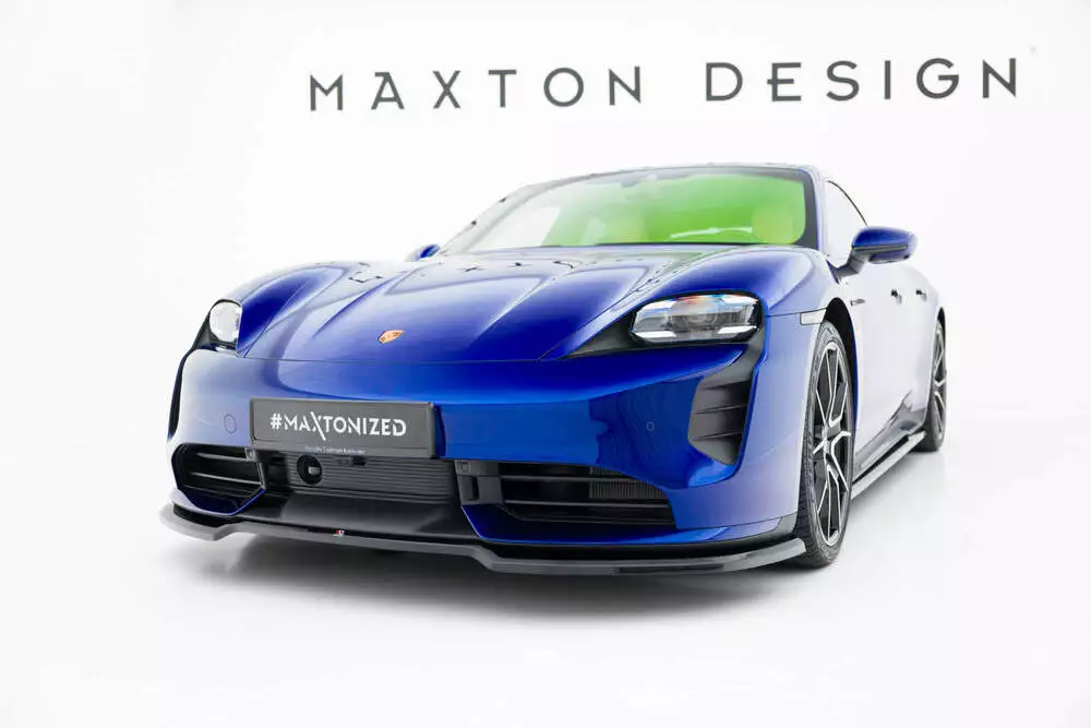 Front Splitter Porsche Taycan Turbo S Mk1