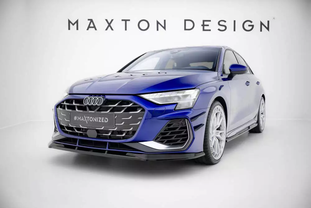 Front Splitter V.1 Audi A3 S-line Sedan / S3 Sedan 8y Facelift