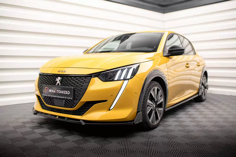 Front Splitter V.1 + Flaps Peugeot 208 Gt Mk2