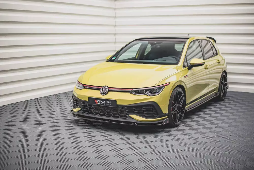 Front Splitter V.1 + Flaps Volkswagen Golf Gti Clubsport Mk8 - Image 2