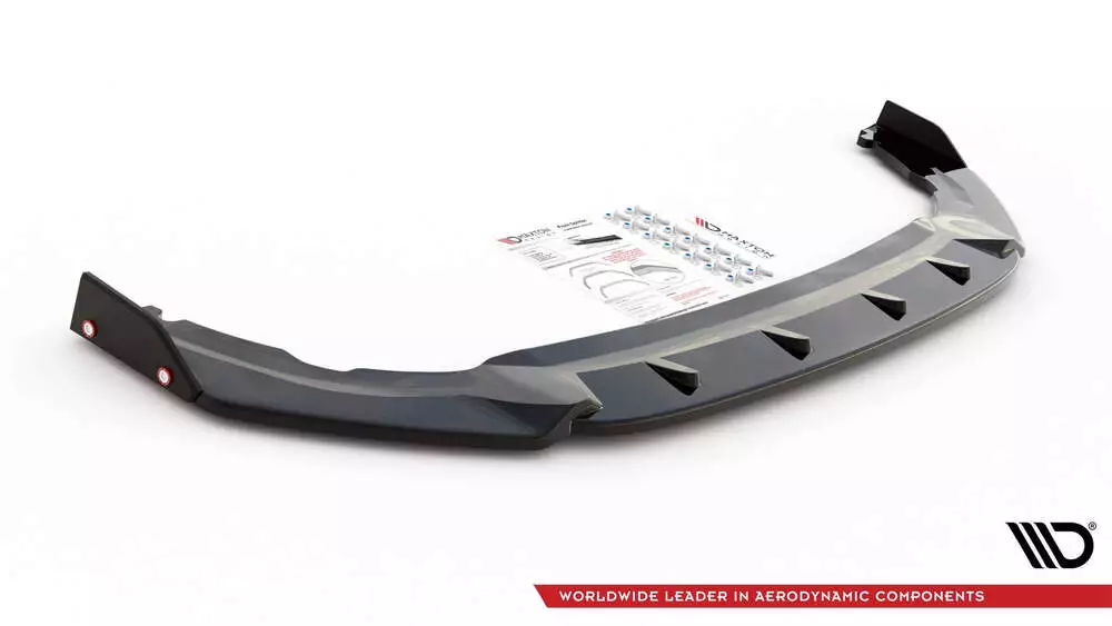 Front Splitter V.1 + Flaps Volkswagen Golf Gti Clubsport Mk8 - Image 4