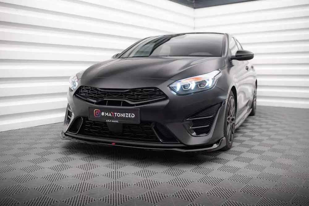 Front Splitter V.1 Kia Proceed Gt Mk3 Facelift / Ceed Gt / Gt - Line Mk1 Facelift