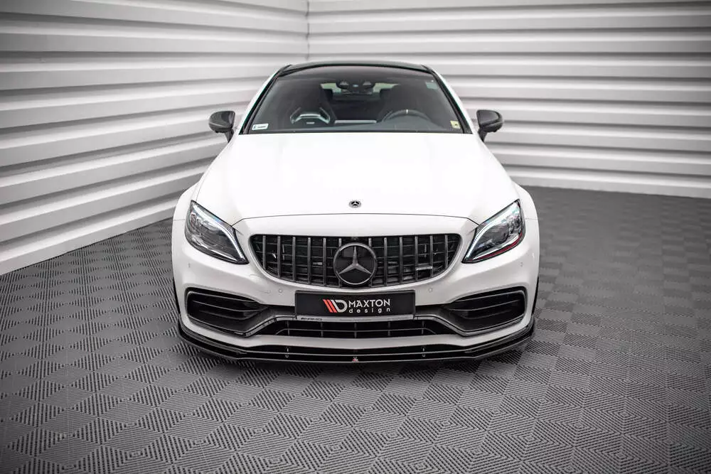 Front Splitter V.1 Mercedes-amg C63 Coupe Amg Aero Pack C205 Facelift - Image 2