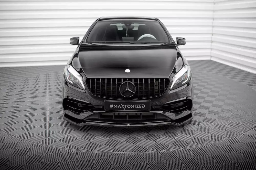 Front Splitter V.1 Mercedes-benz A Amg-line W176 Facelift - Image 2