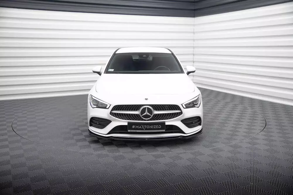 Front Splitter V.1 Mercedes-benz Cla A35 Amg / Amg-line C118 - Image 2