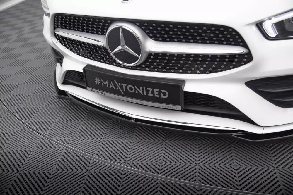 Front Splitter V.1 Mercedes-benz Cla A35 Amg / Amg-line C118 - Image 3
