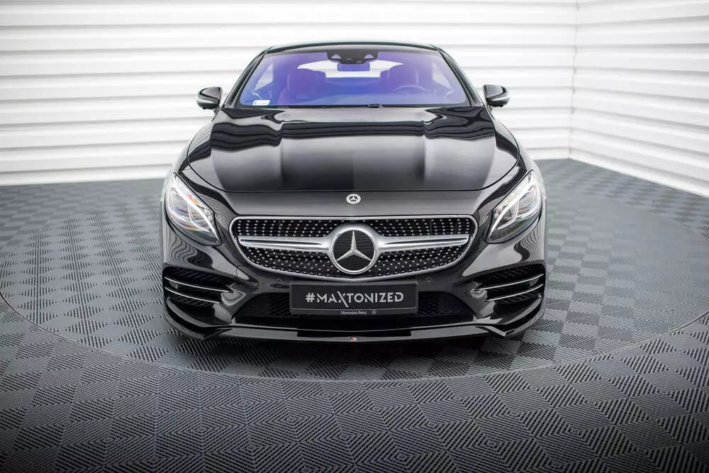 Front Splitter V.1 Mercedes-benz S Coupe Amg-line C217 Facelift - Image 2