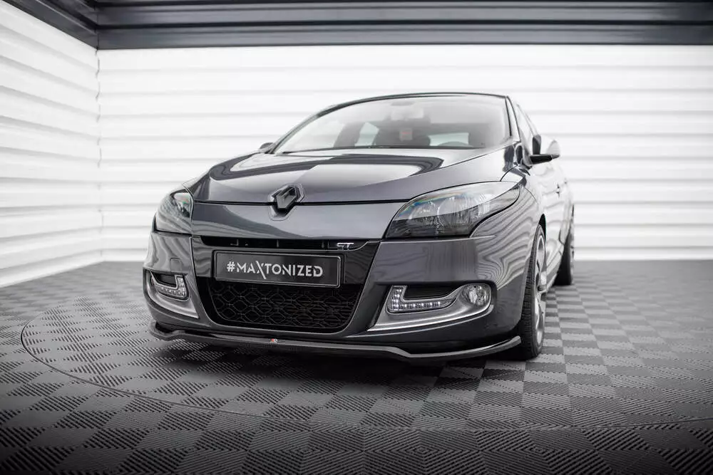 Front Splitter V.1 Renault Megane Gt Mk3 Facelift