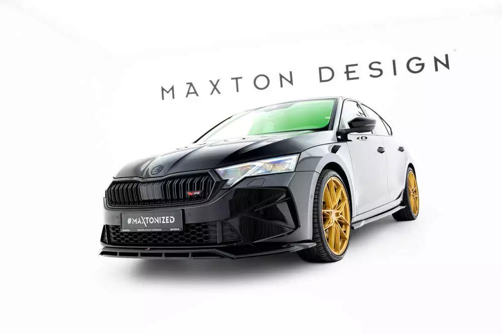 Front Splitter V.1 Skoda Octavia Rs Liftback / Combi Mk4 Facelift - Image 3