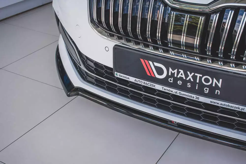 Front Splitter V.1 Skoda Superb Liftback / Combi Mk3 Facelift - Image 4
