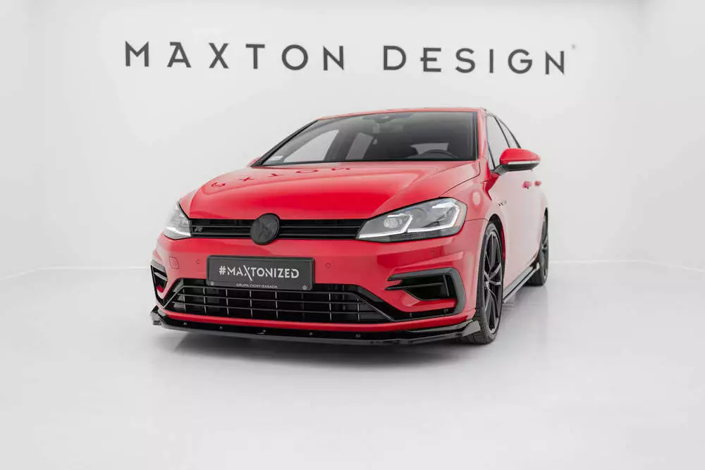 Front Splitter V.1 Volkswagen Golf R / R-line Mk7 Facelift