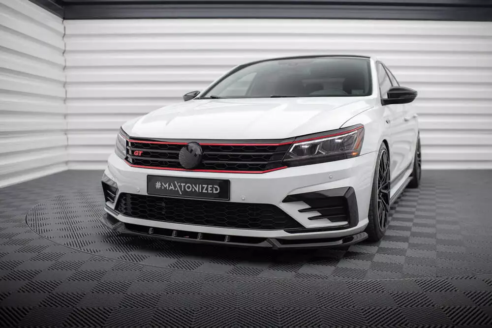 Front Splitter V.1 Volkswagen Passat Gt B8 Facelift Usa