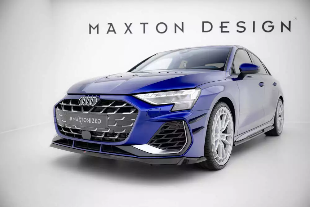 Front Splitter V.2 Audi A3 S-line Sedan / S3 Sedan 8y Facelift