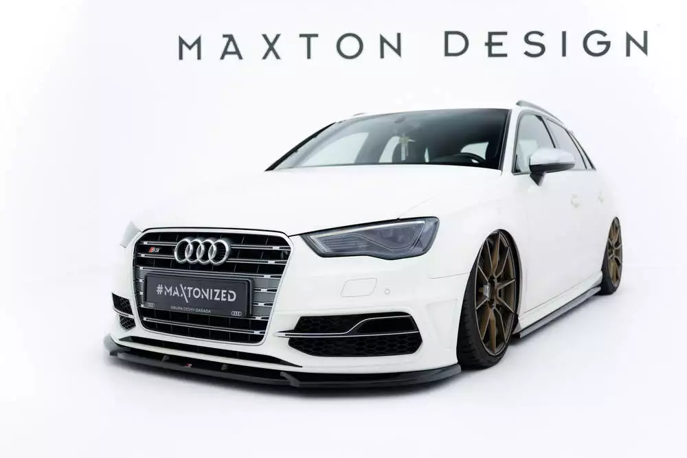 Front Splitter V.2 Audi S3 / A3 S-line Sportback / Hatchback 8v