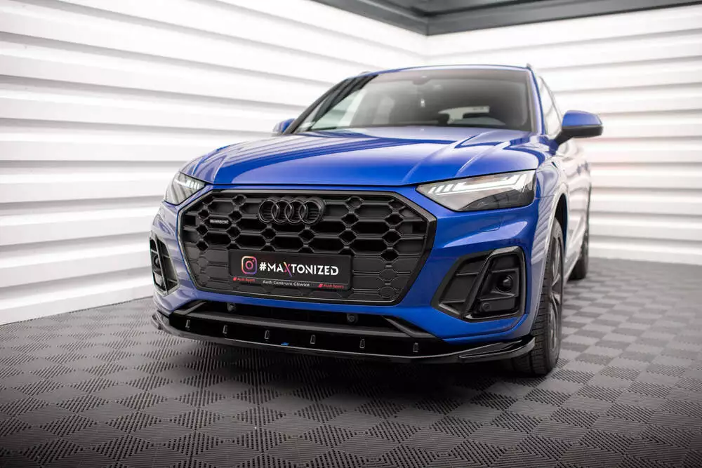 Front Splitter V.2 Audi Sq5 / Q5 S-line Suv / Sportback Mk2 Facelift